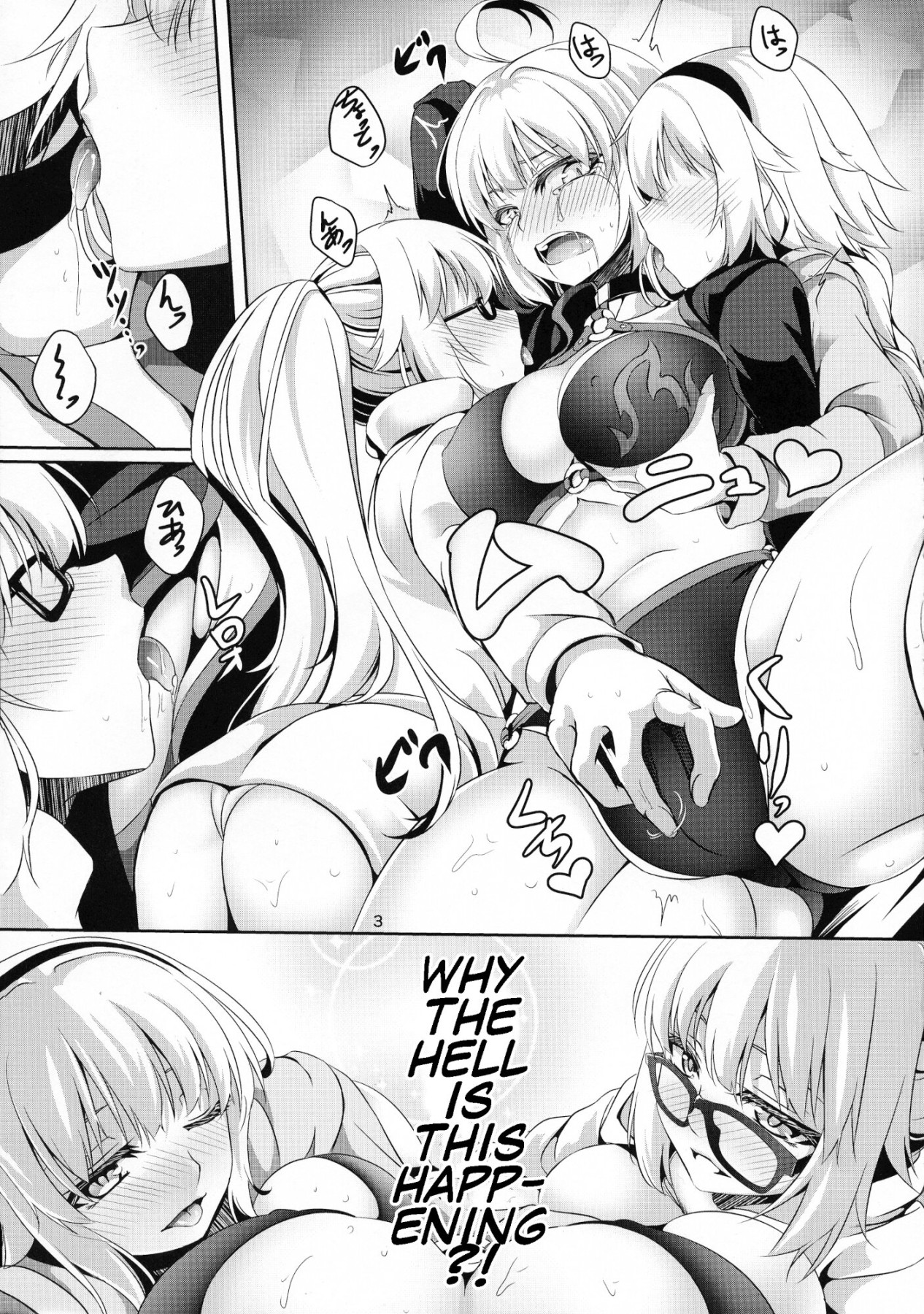 Hentai Manga Comic-Sandwiched Between Two Jeannes-Read-2